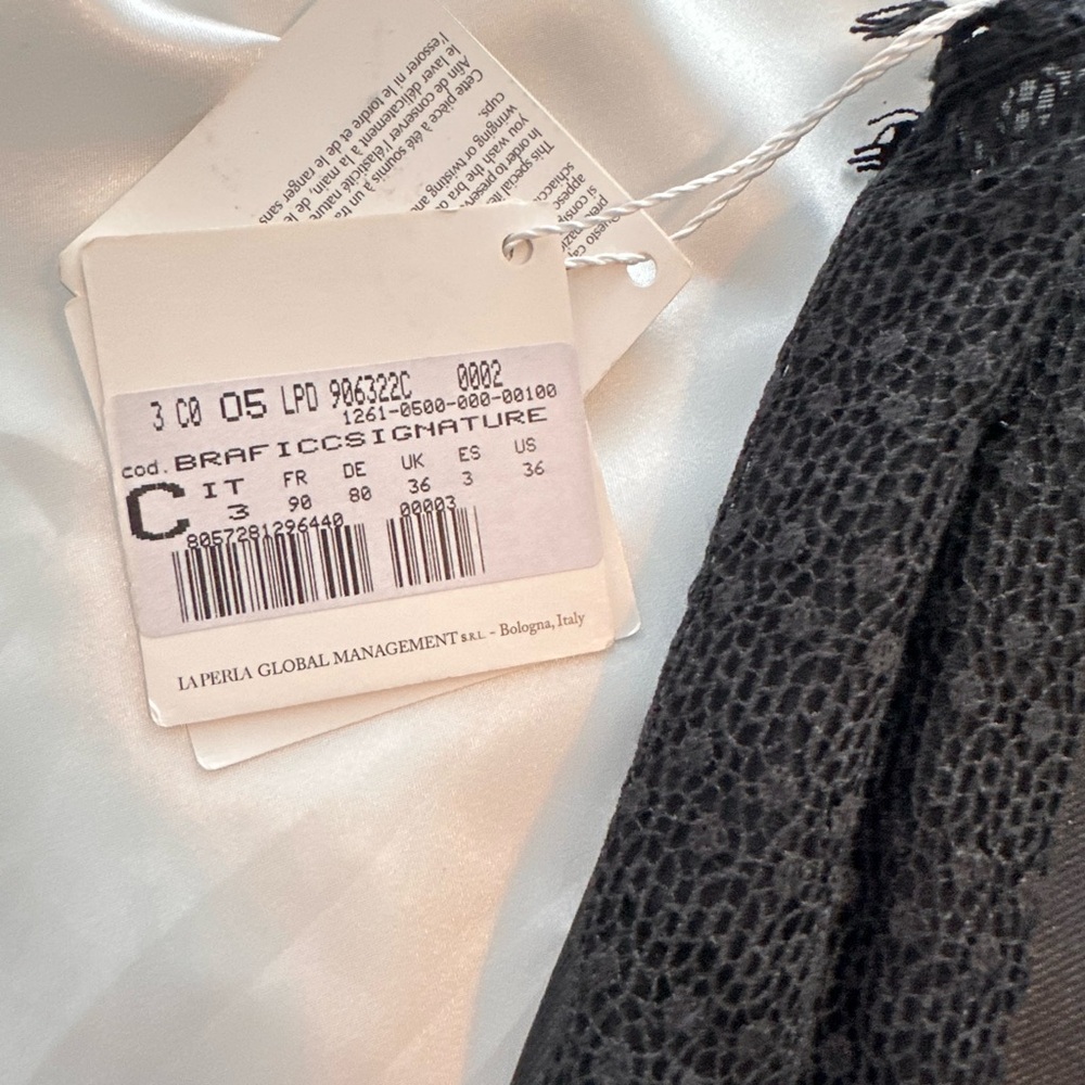 New La Perla Silk Black Lace Bustier Top - Picture 8 of 15